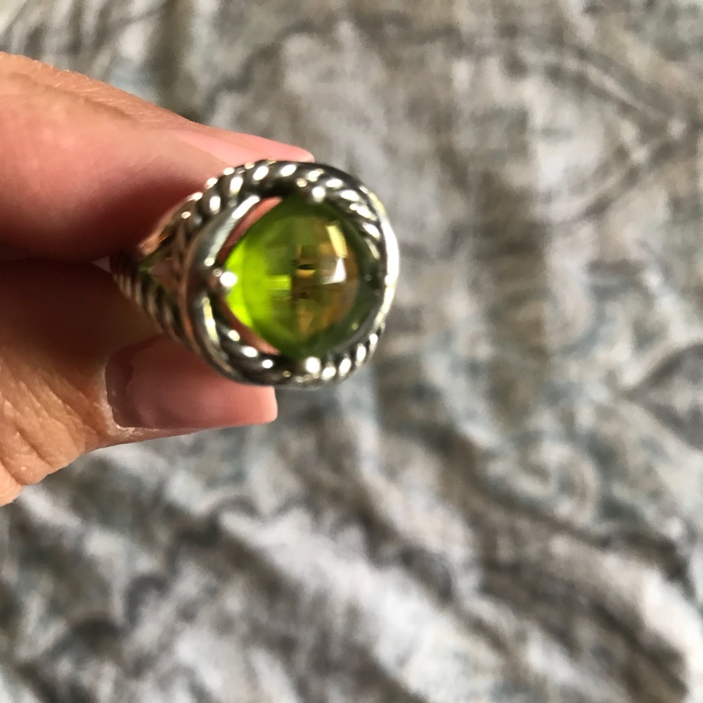 David Yurman Peridot ring